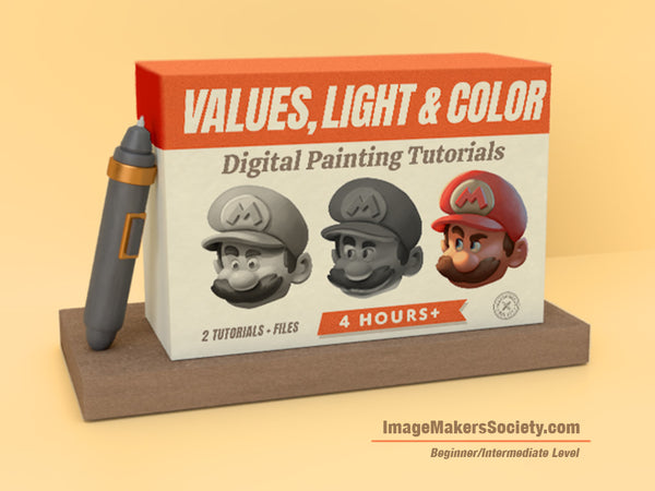 TUTORIAL | Digital Painting Values and Light