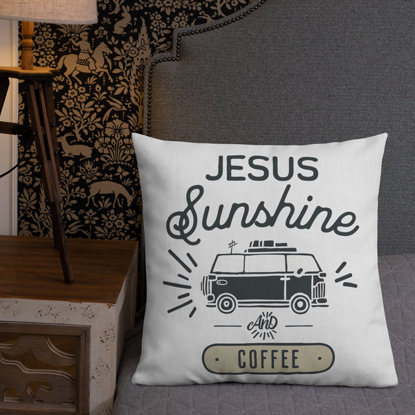 Jesus Sunshine Coffee - Pillow