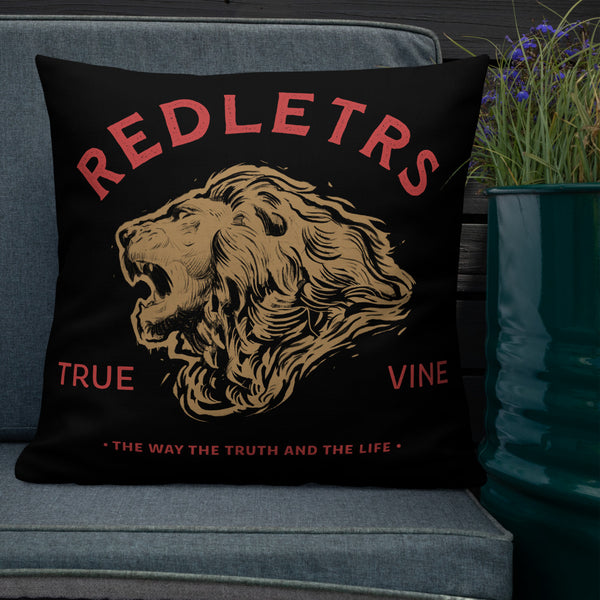 REDLETRS & STRIPES Premium Pillow
